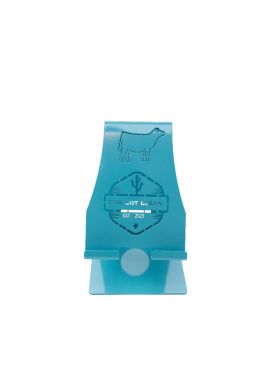 Desktop Phone Holder Show Heifer Turquoise